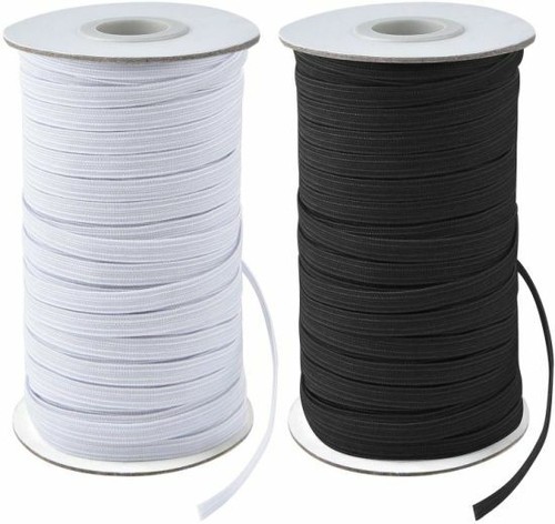 Flat elastic black or - elastic,