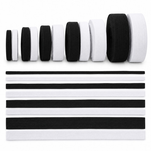 Flat elastic stretch - stretch, sewing