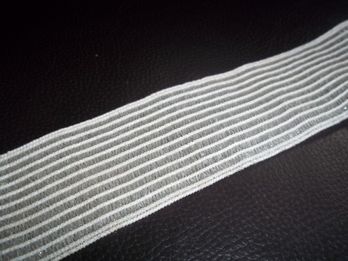 Ivory cream flat elastic 20 - ivory/,