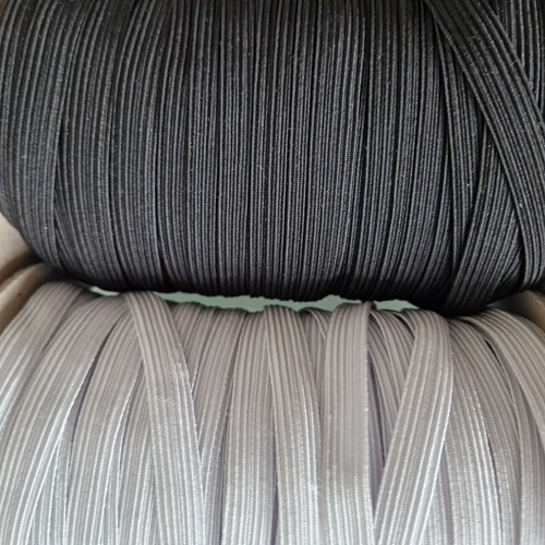 Flat elastic black - elastic,