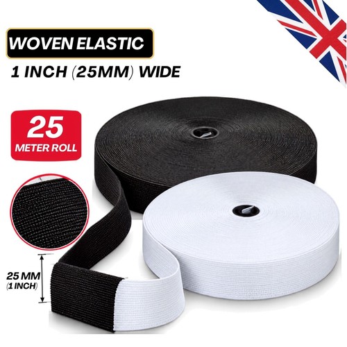 25mm inch woven elastic - inch,