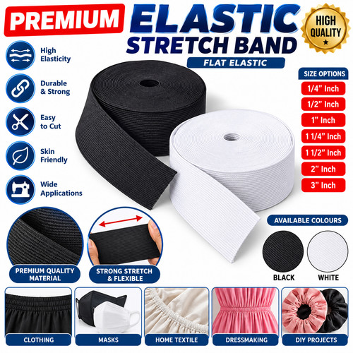 Premium elastic stretch flat - elastic,