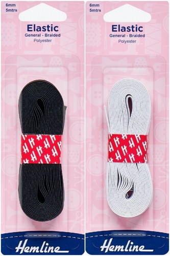 Hemline flat braided elastic - hemline,